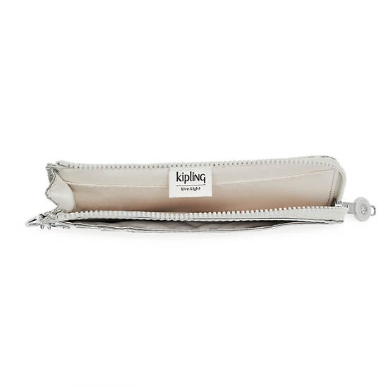 Portefeuilles Kipling Dafni Metallic Wallet Argent | FR 1041VR